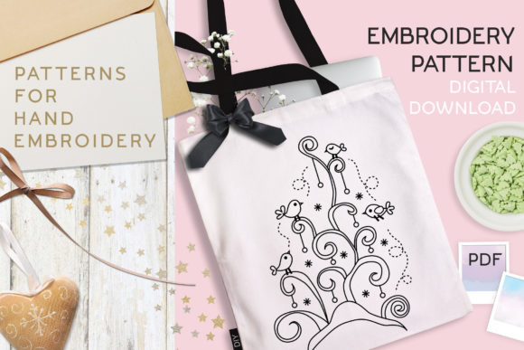 A Designer's Practical Look at the Whimsical Tree Embroidery Pattern