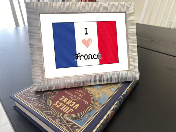 A Designer's Review: The Flag of France Cross Stitch Pattern