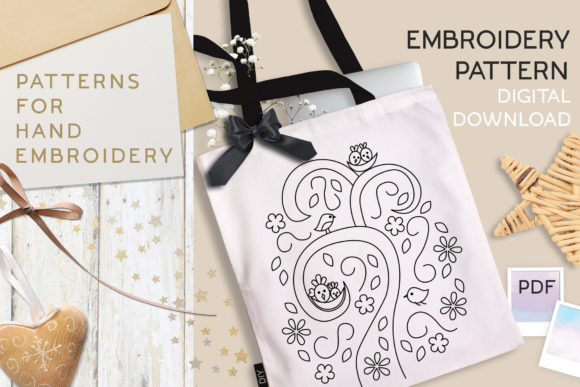 A Whimsical Bird Nest Embroidery Pattern for Meaningful Gifts