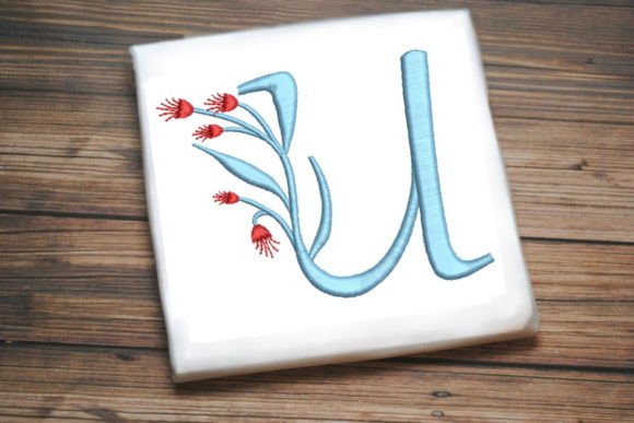 Floral Monogram Letter U Review