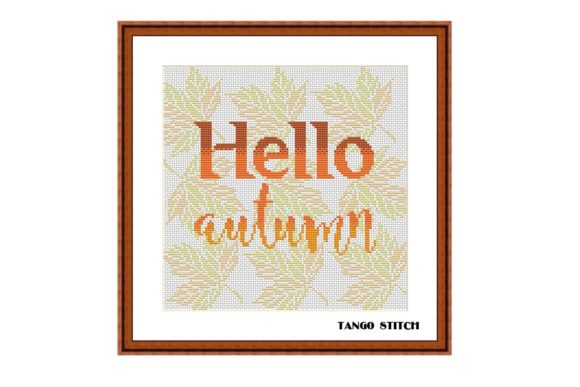 Hello Autumn Typography Cross Stitch: A Designer's Review